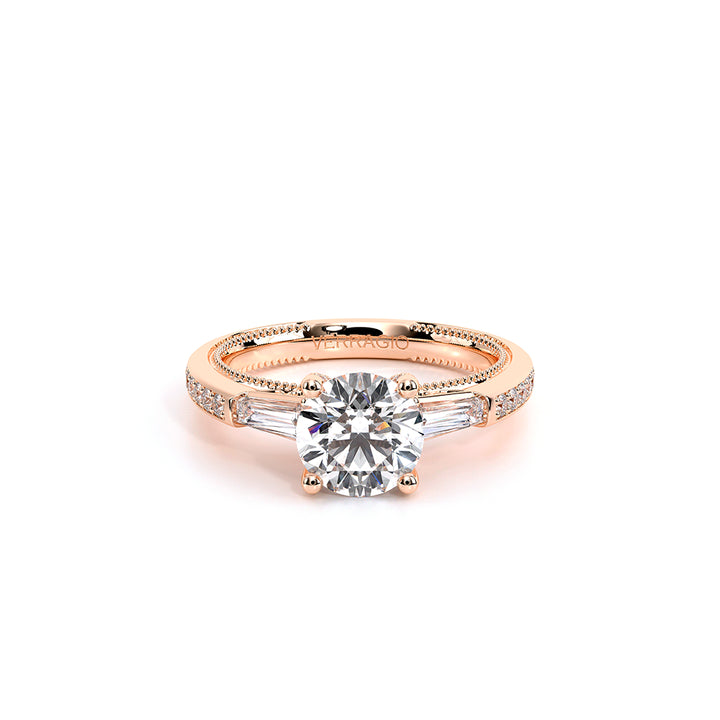 Venetian-5085r-18k Rose Gold Round