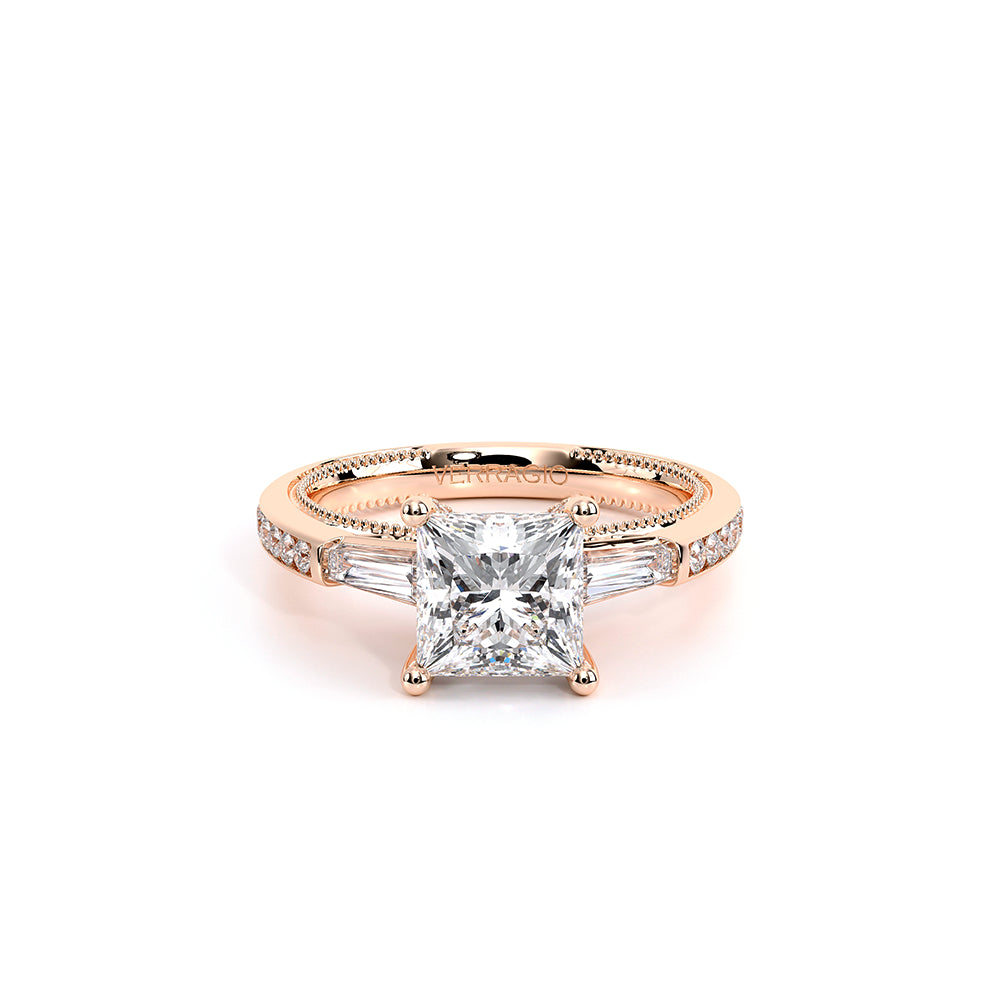 Venetian-5085p-14k Rose Gold Princess