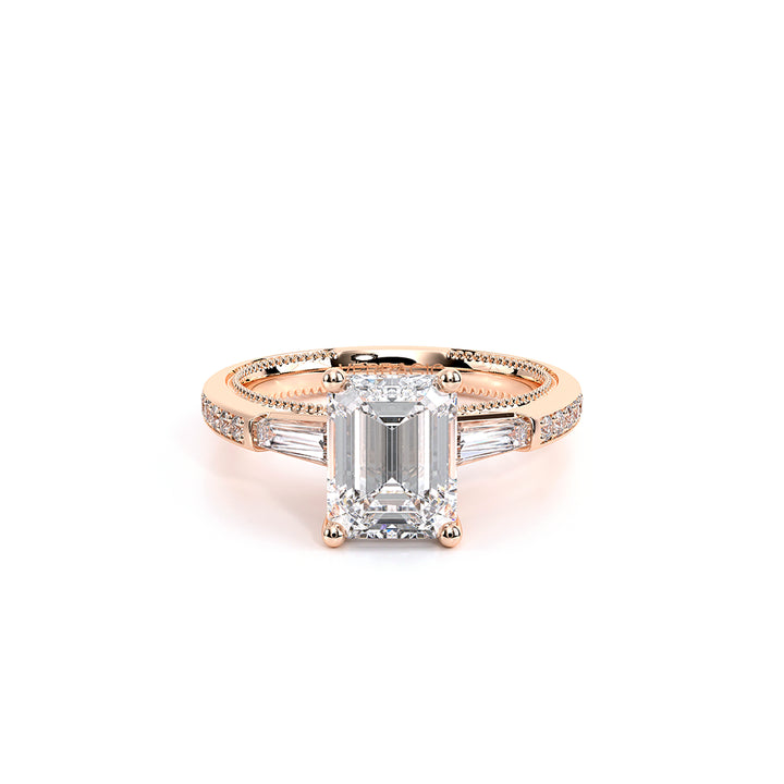 Venetian-5085em-18k Rose Gold Emerald