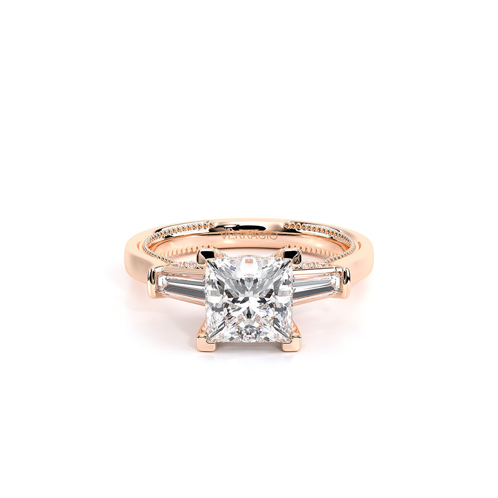 Renaissance-991P-S-14K Rose Gold Princess