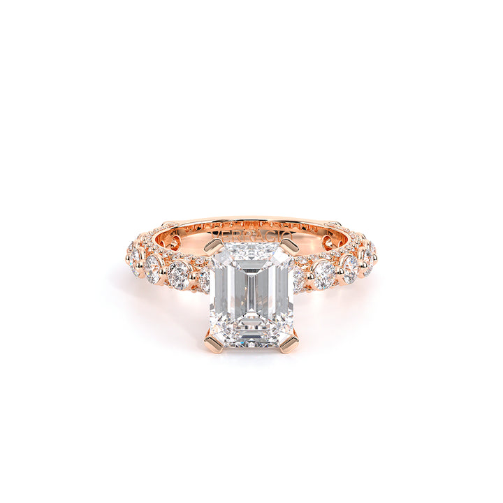 Couture-0488EM25-18K Rose Gold Emerald