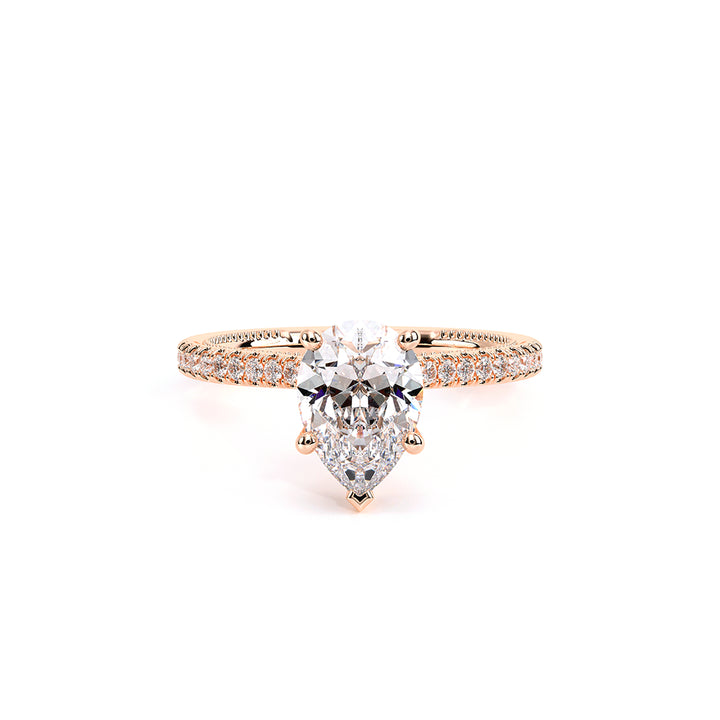 Renaissance-992PS13-18K Rose Gold Pear