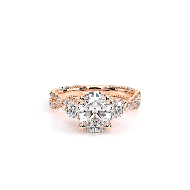 Renaissance-962-3OV12-18K Rose Gold Oval