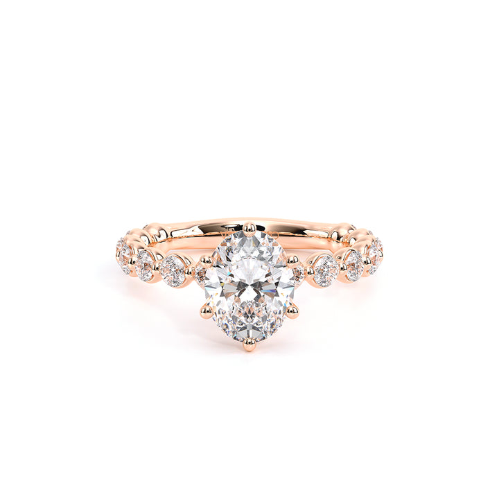 Renaissance-989OV25-14K Rose Gold Oval