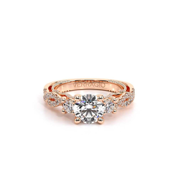Insignia-7074r-14k Rose Gold Round