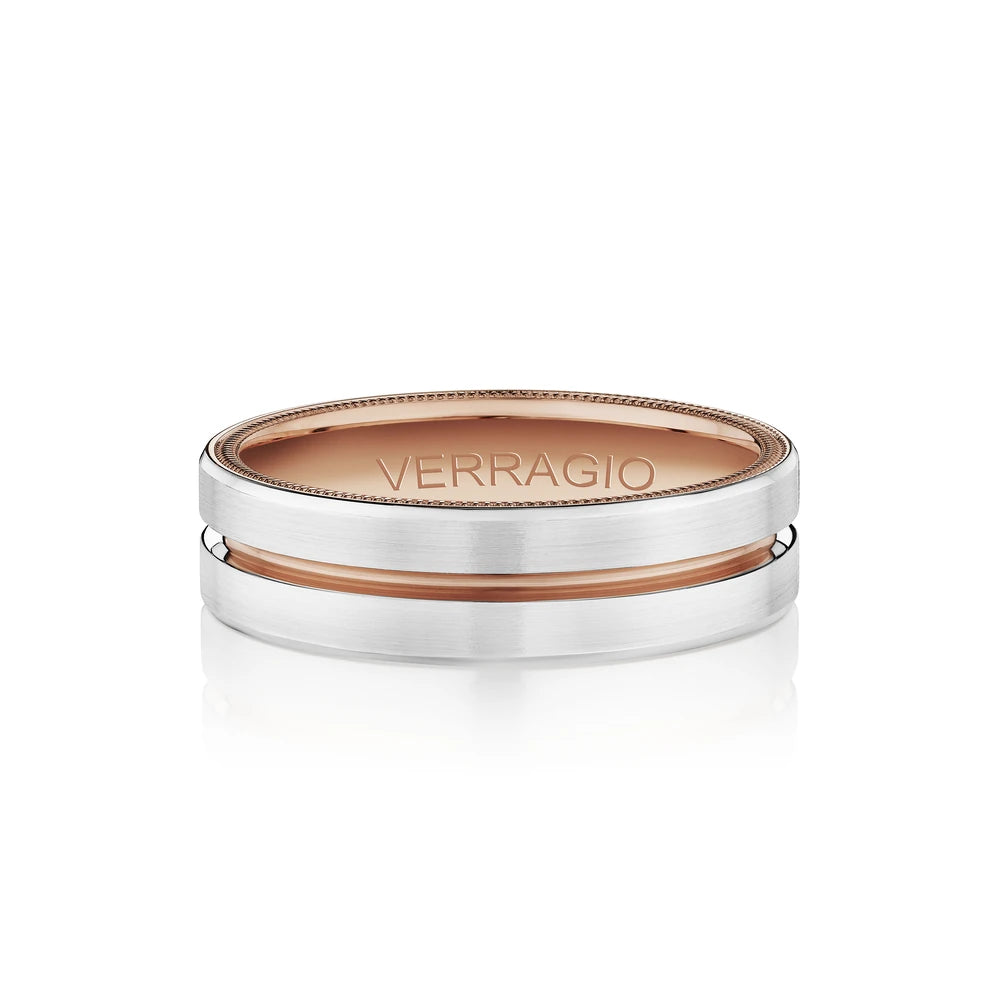 Vw 6121 14K Two Tone White Gold Rose Gold
