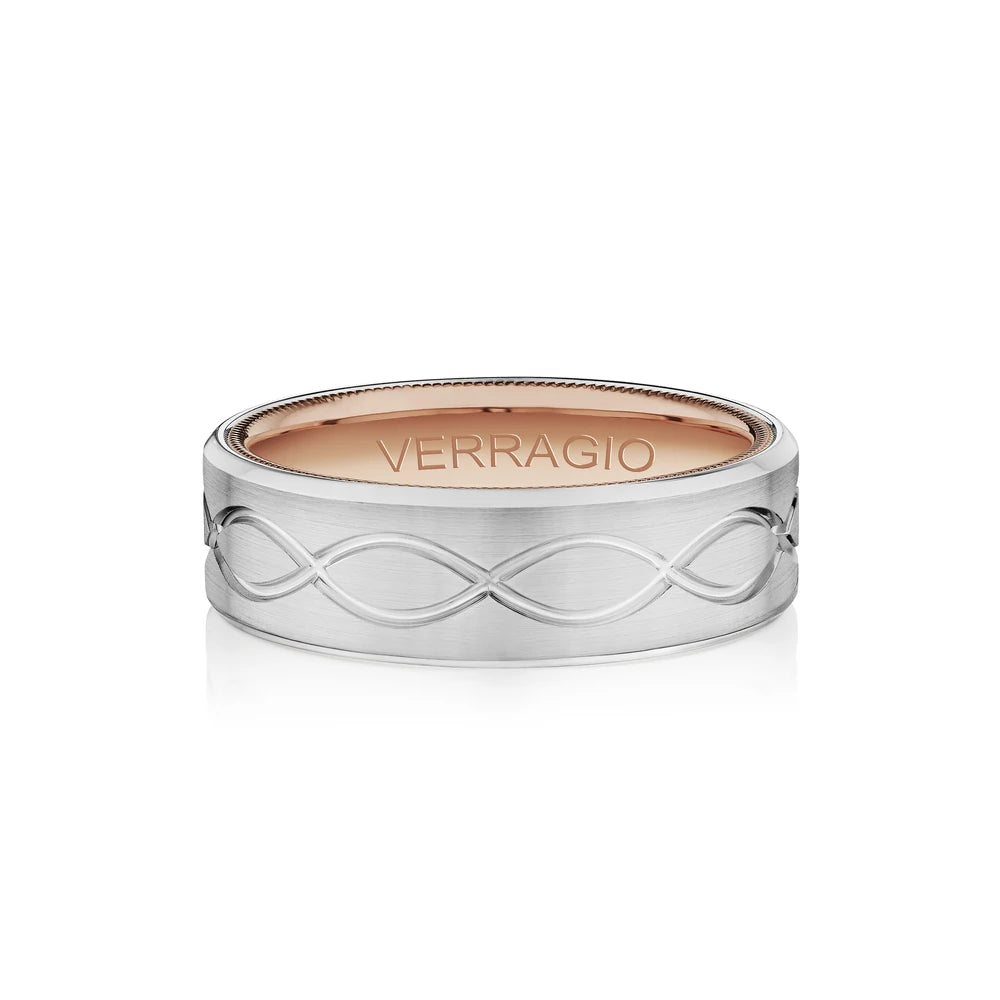 Vw 7013 14K Two Tone White Gold Rose Gold