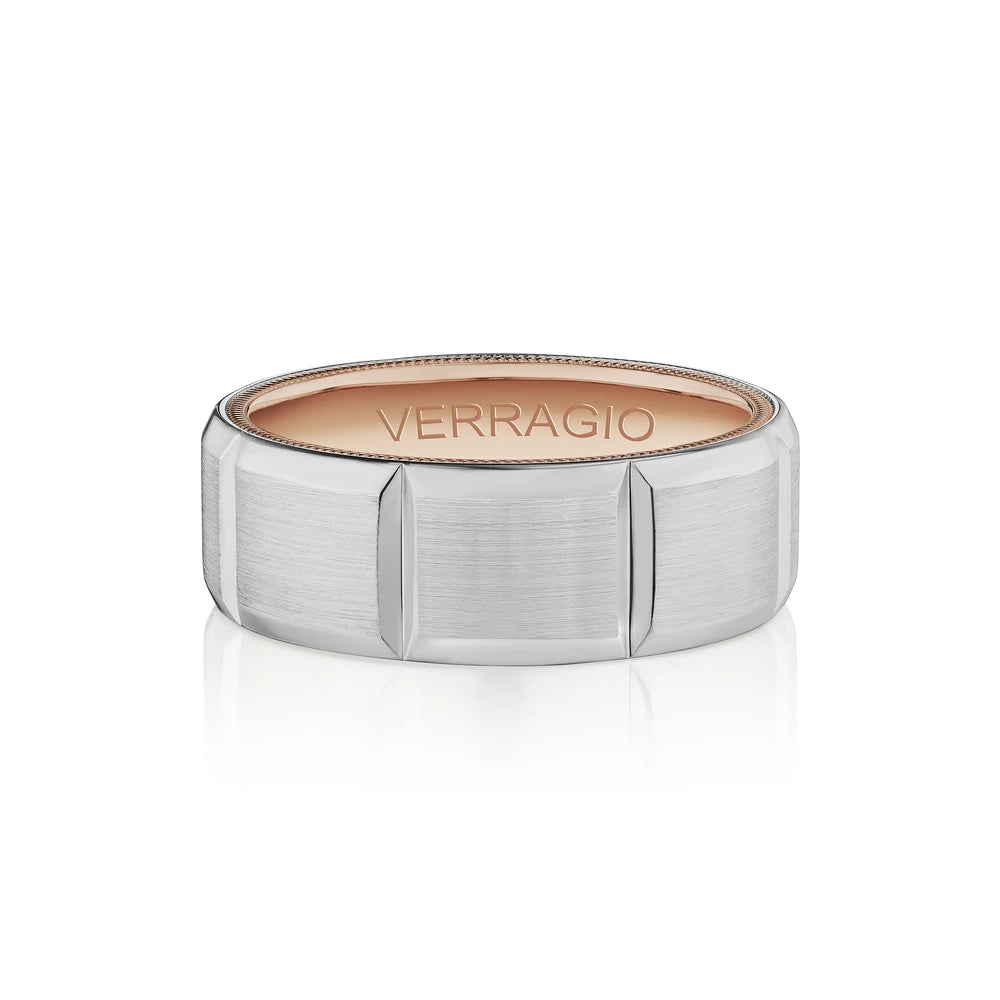 Vw 8106 14K Two Tone White Gold Rose Gold
