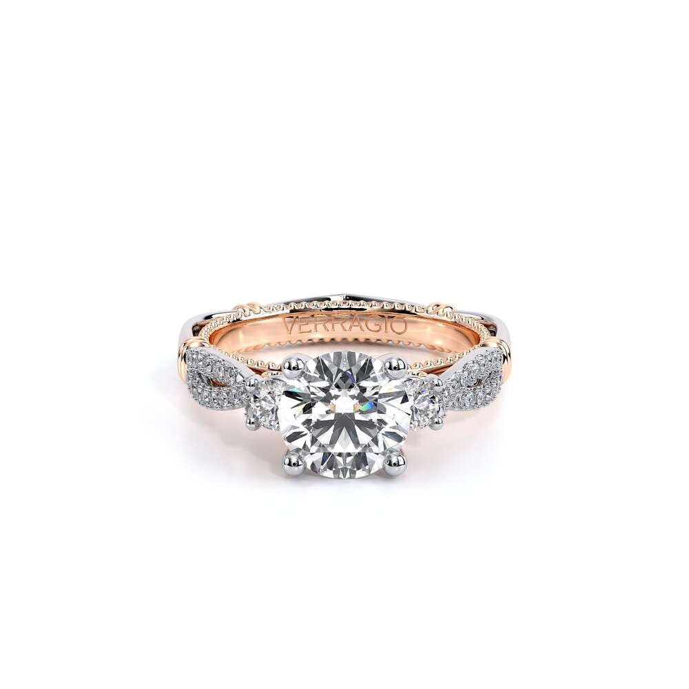 Parisian-129r-18k Two Tone Round