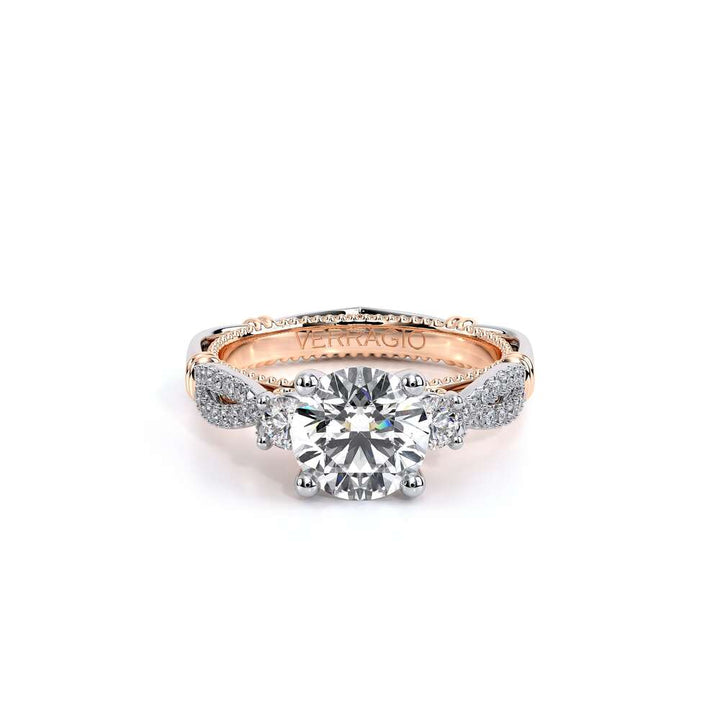 Parisian-129r-18k Two Tone Round