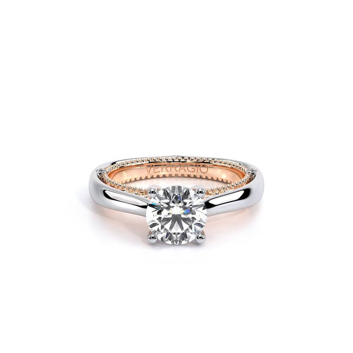 Venetian-5047r-14k Two Tone Round