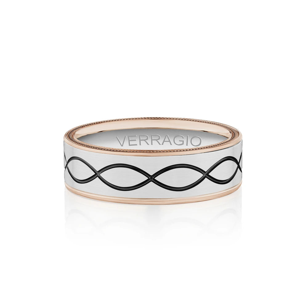 Vwb 7013 14K Two Tone White Gold Rose Gold