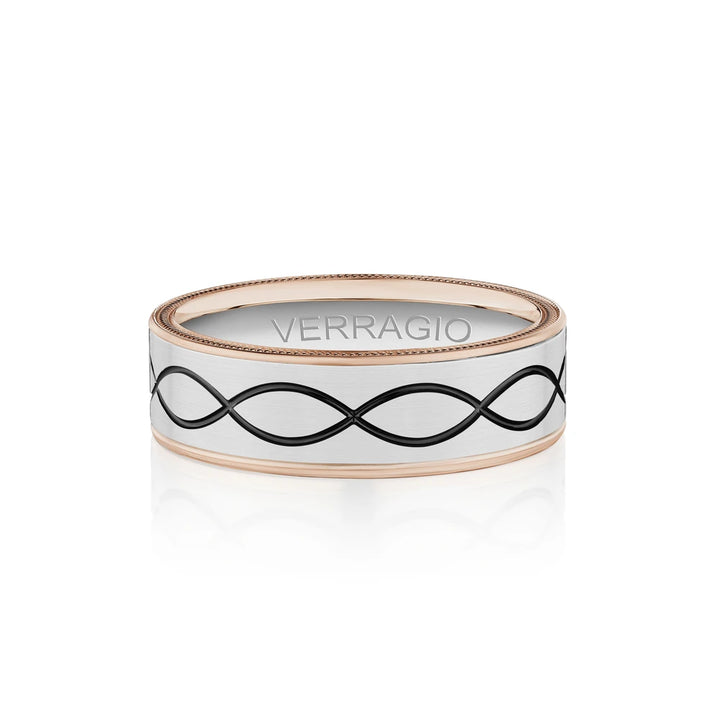 Vwb 7013 14K Two Tone White Gold Rose Gold