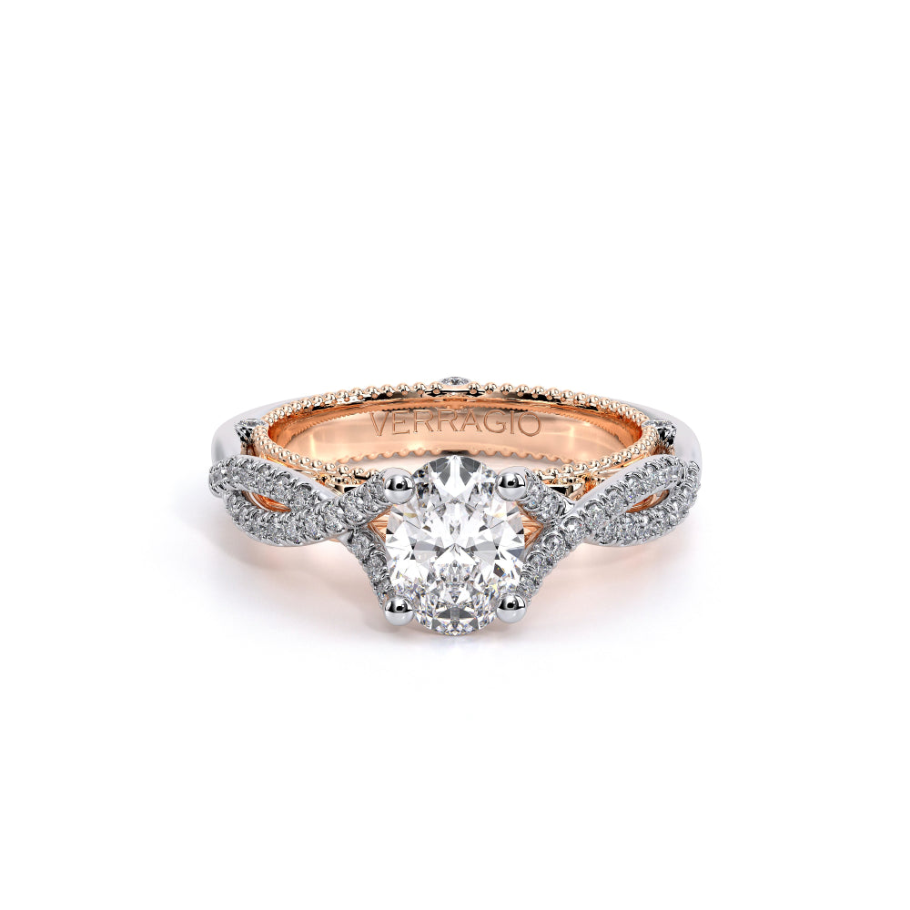 Venetian-5003ov-18k Two Tone Oval