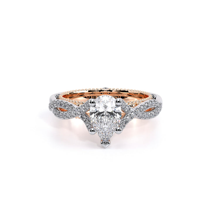 Venetian-5003pear-18k Two Tone Pear