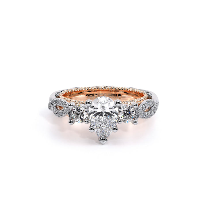 Venetian-5013pear-14k Two Tone Pear