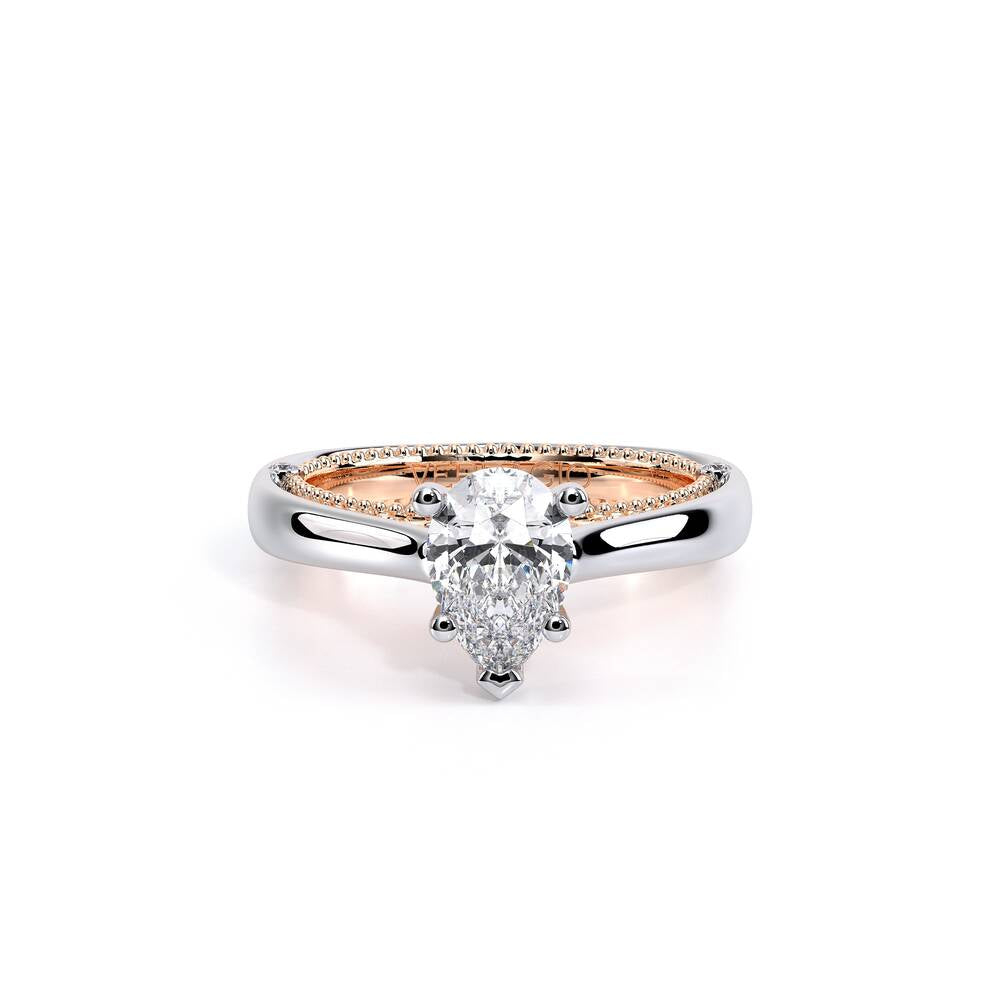 Venetian-5047pear-14k Two Tone Pear