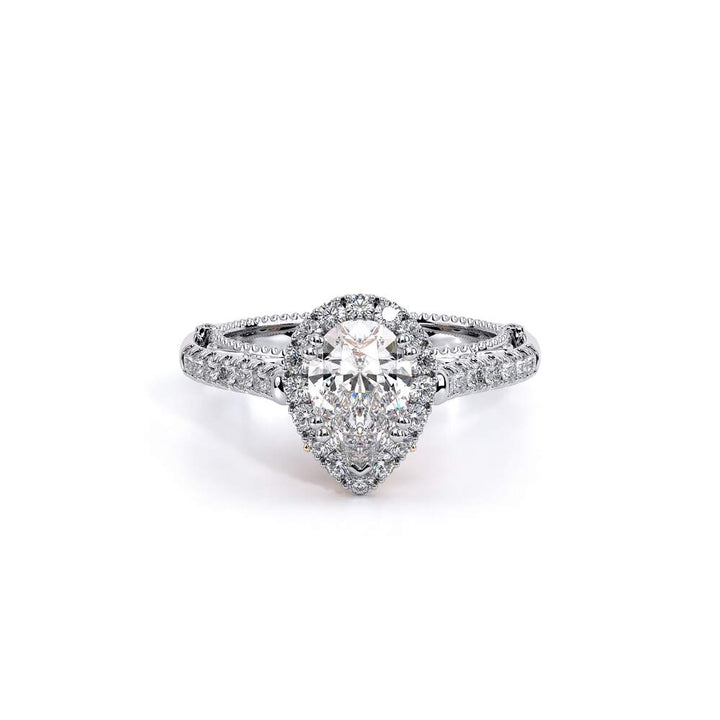 Venetian-5061pear-18k Two Tone Pear