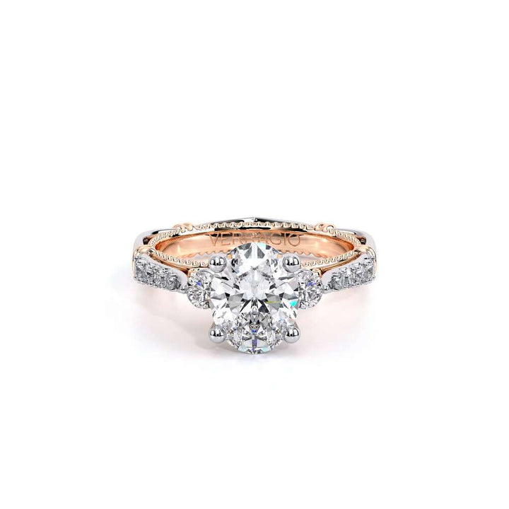 Parisian-124ov-18k Two Tone Oval