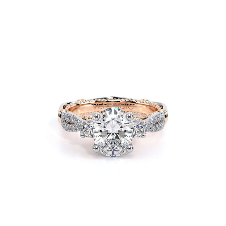 Parisian-129ov-18k Two Tone Oval