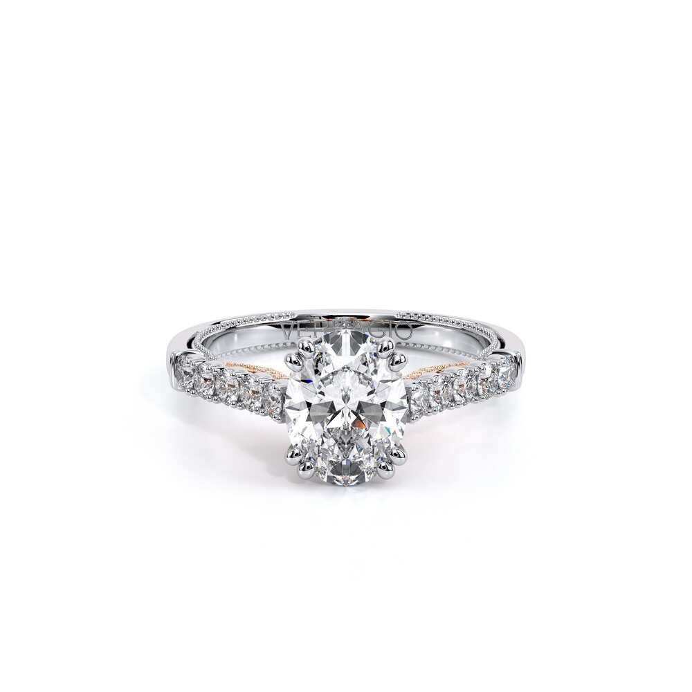 Insignia-7097ov-18k Two Tone Oval