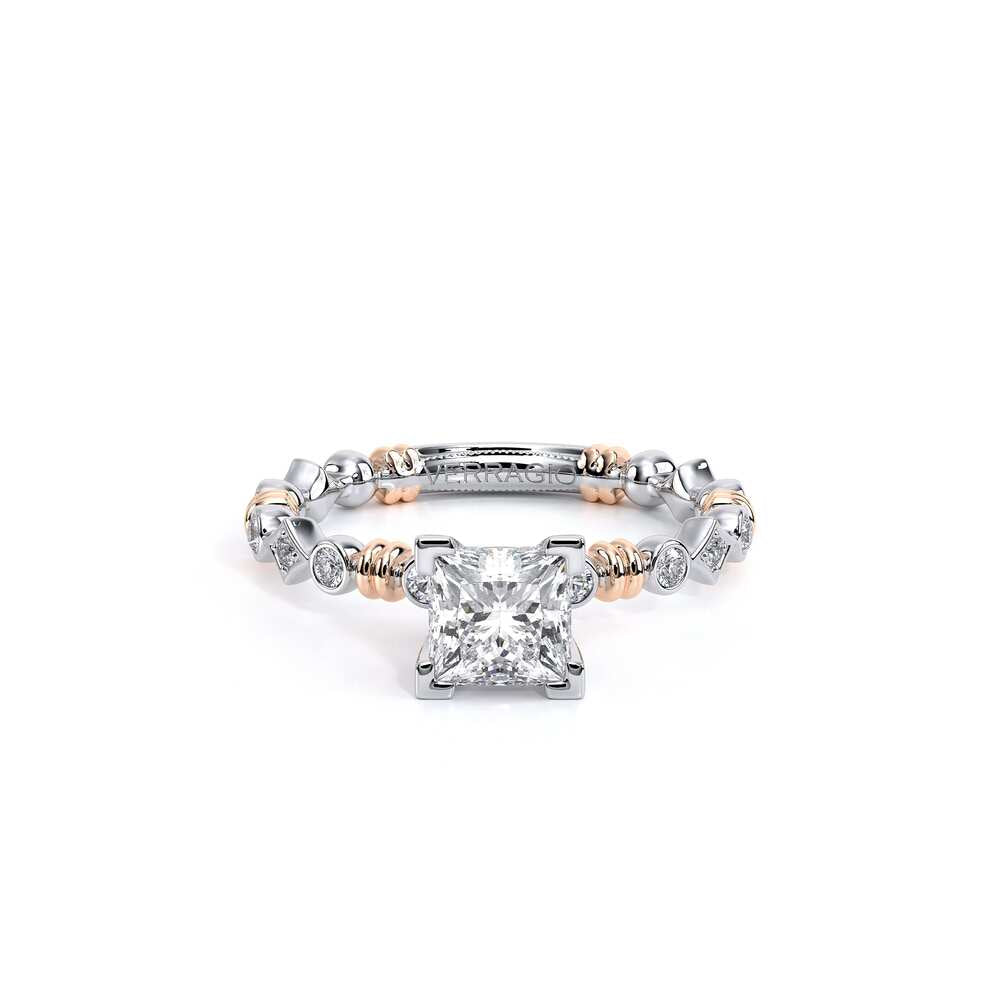 Renaissance-973-P-18k Two Tone Princess