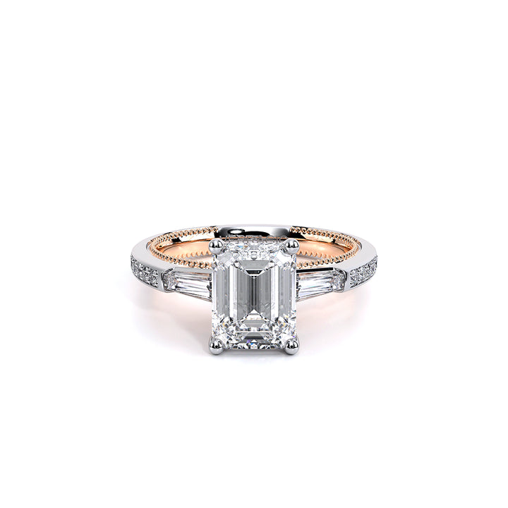 Venetian-5085em-18k Two Tone Emerald