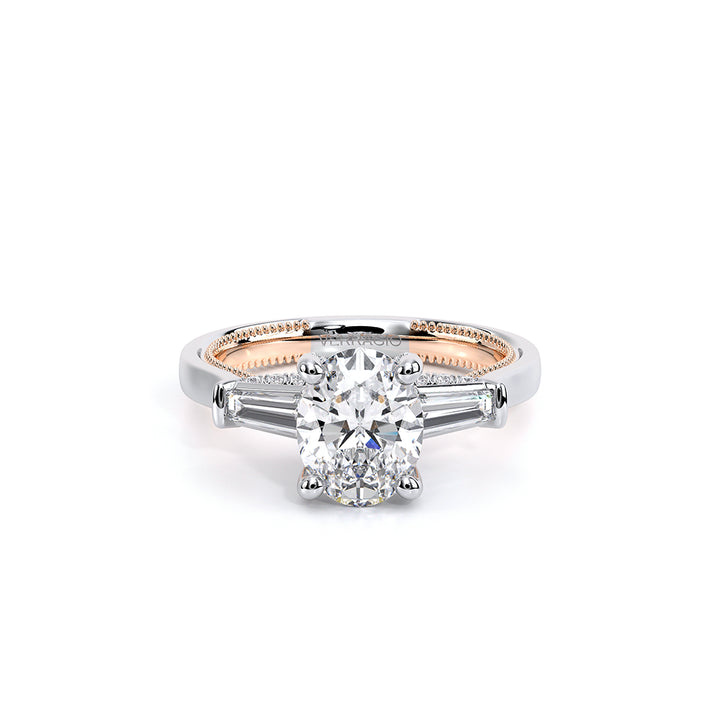 Renaissance-991OV-S-18K Two Tone Oval