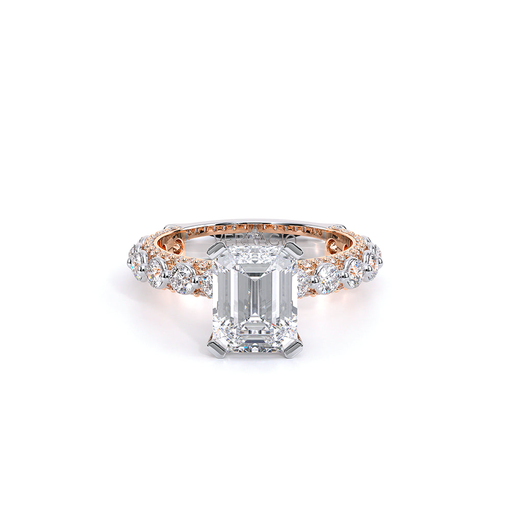 Couture-0488EM25-18K Two Tone Emerald