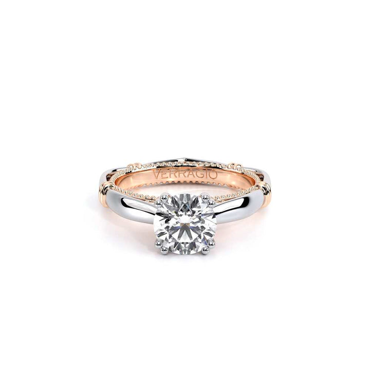 Parisian-120r-14k Two Tone Round