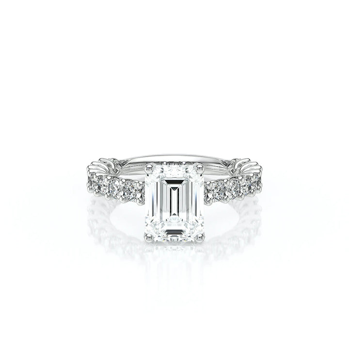 Lumino 801Emd4 25 14K White Gold Emerald