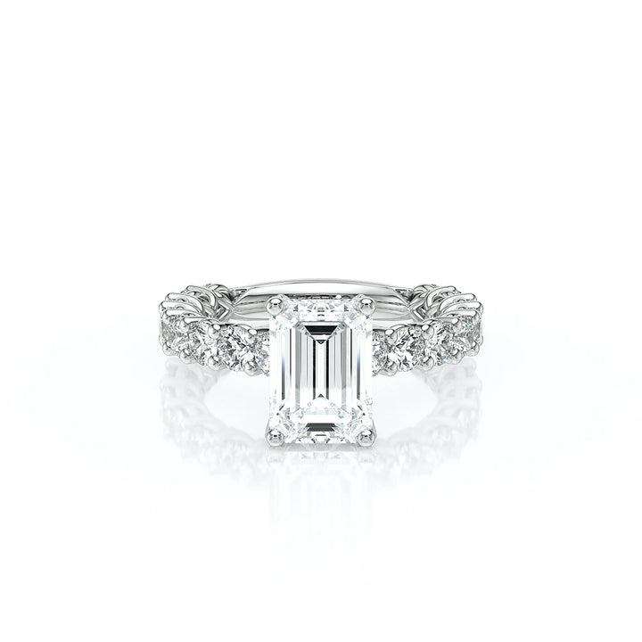 Lumino 801Emd4 30 14K White Gold Emerald