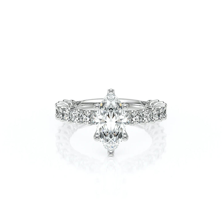 Lumino 801Mqd4 25 14K White Gold Marquise