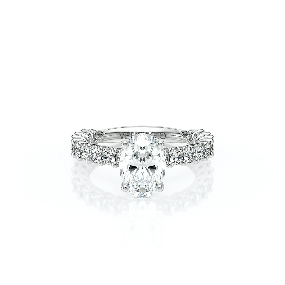 Lumino 801Ovd4 25 14K White Gold Oval