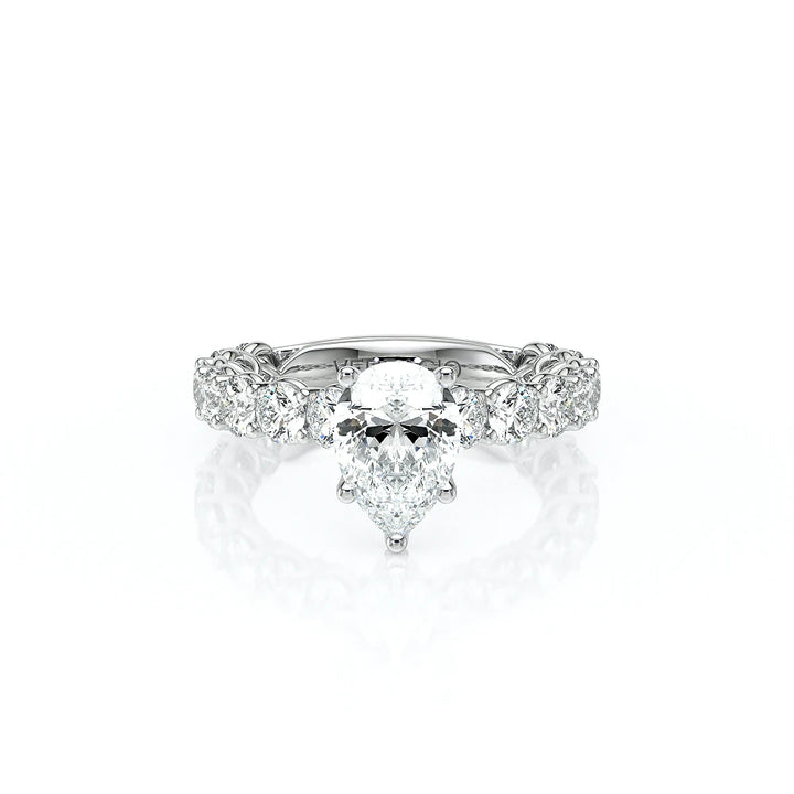 Lumino 801Psd4 35 14K White Gold Pear