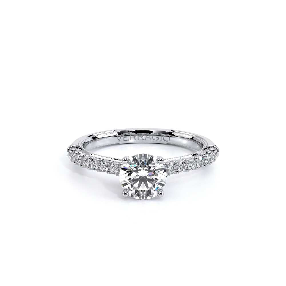 Renaissance-955R17-14K White Gold Round