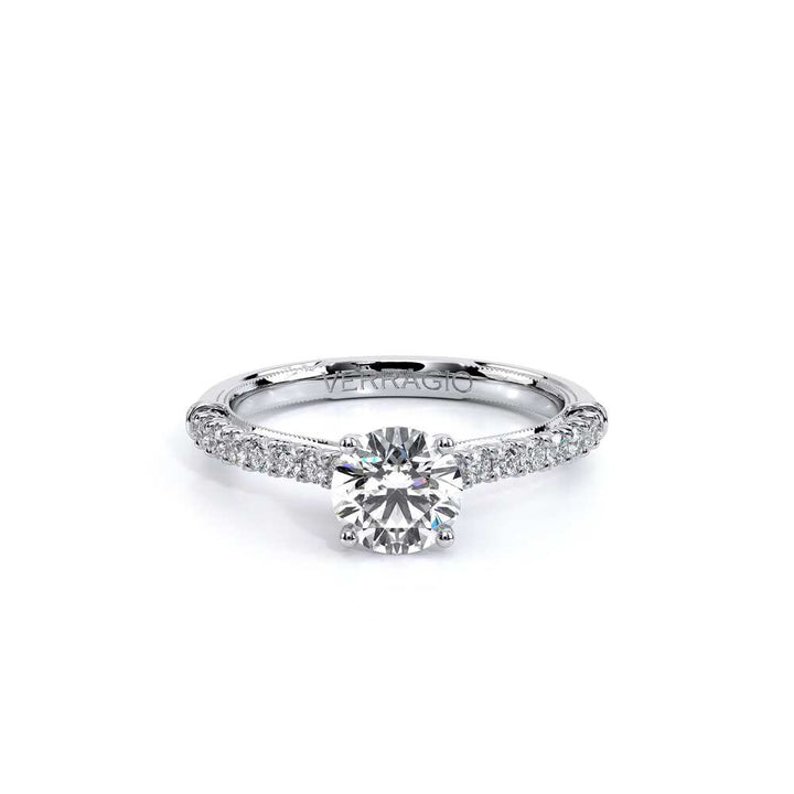 Renaissance-955R17-14K White Gold Round