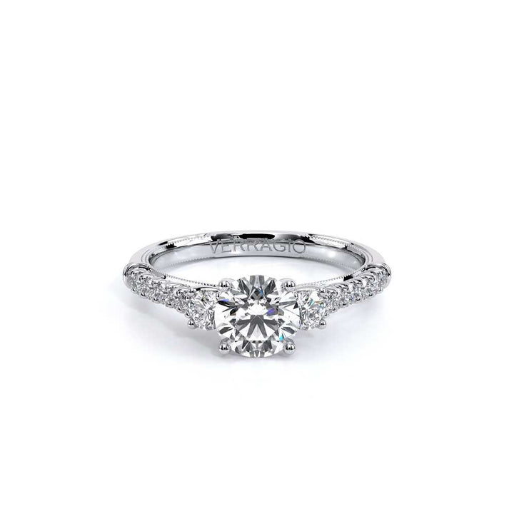 Renaissance-956R15-14K White Gold Round