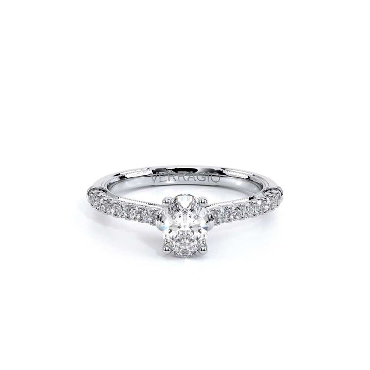 Renaissance-955OV17-14K White Gold Oval