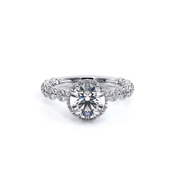 Renaissance-984R25-18K White Gold Round