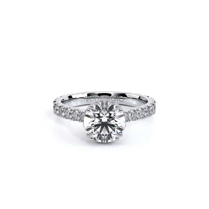 Renaissance-985R22-18K White Gold Round