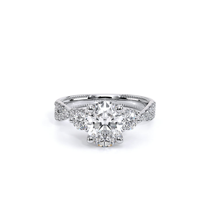 Renaissance-962-3OV12-18K White Gold Oval