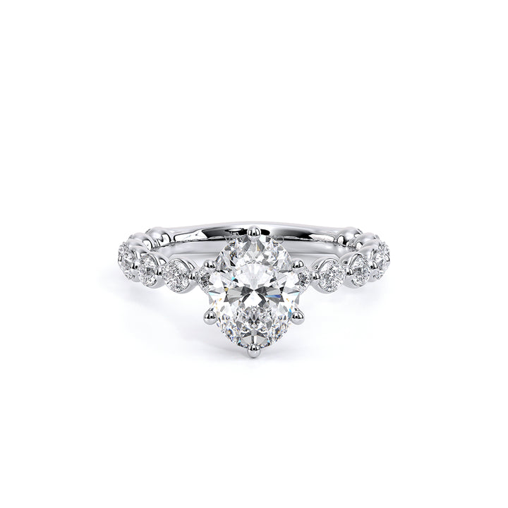 Renaissance-989OV25-14K White Gold Oval