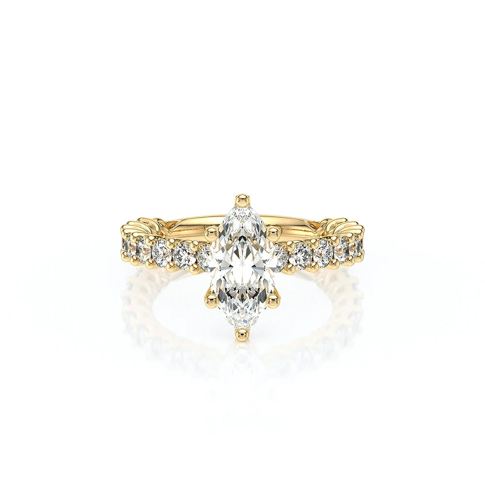 Lumino 801Mqd4 25 18K Yellow Gold Marquise