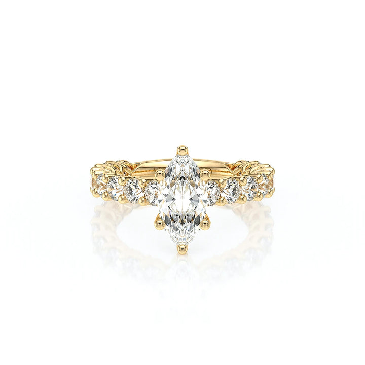 Lumino 801Mqd4 30 14K Yellow Gold Marquise