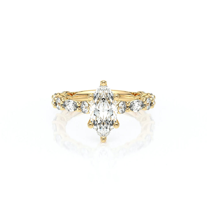 Lumino 806Mqd6 5X25 18K Yellow Gold Marquise