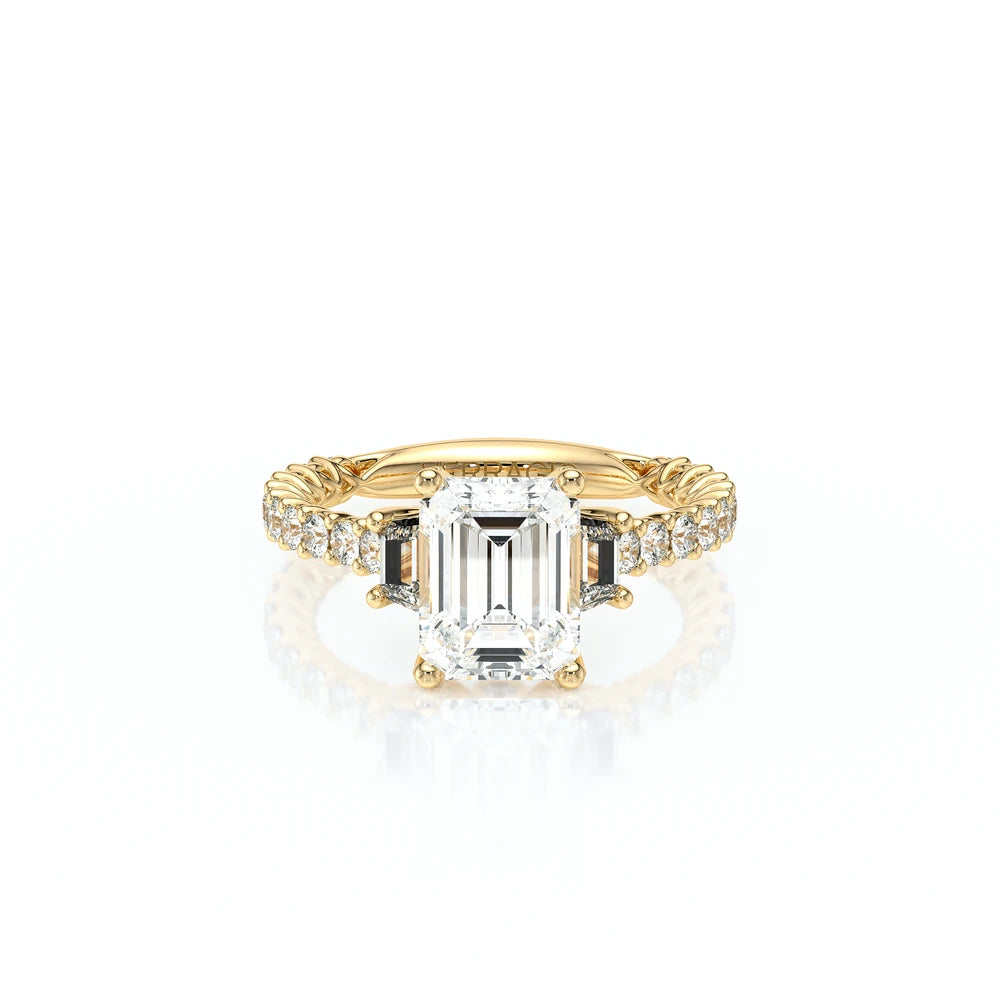 Lumino 811Em Trp 20 14K Yellow Gold Emerald
