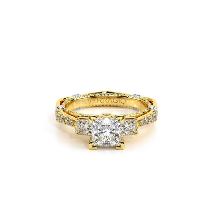 Parisian-124p-18k Yellow Gold Princess