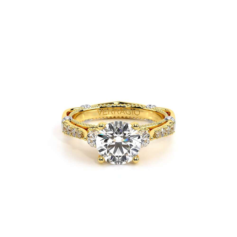 Parisian-124r-18k Yellow Gold Round