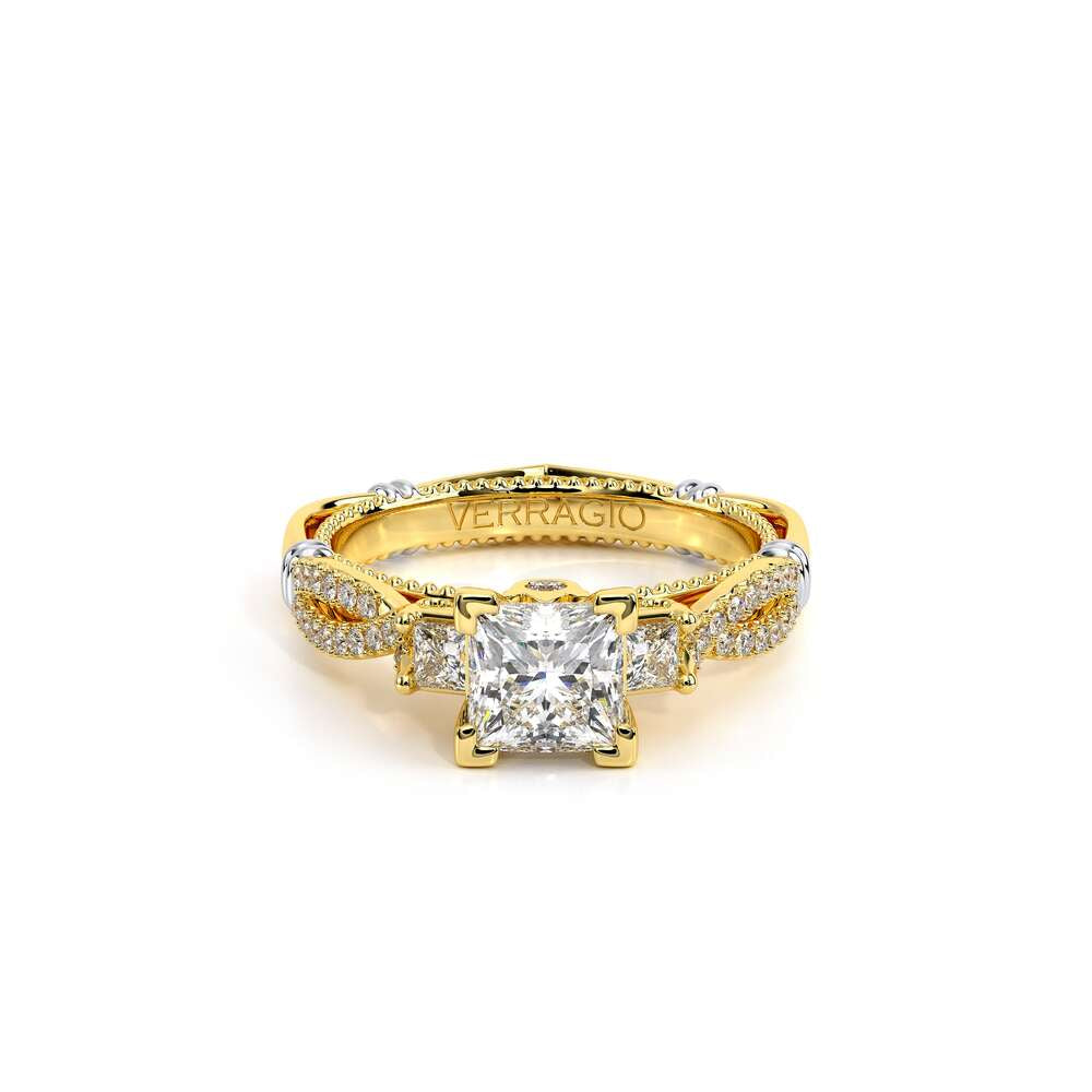Parisian-129p-18k Yellow Gold Princess
